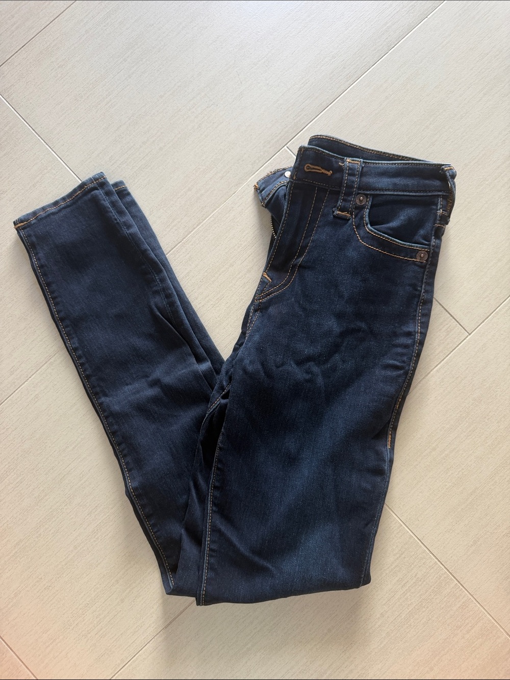 True Religion Women's Dark Indigo Skinny Jeans